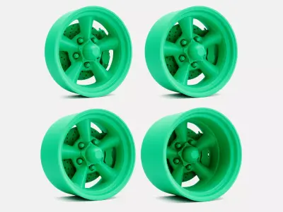 15x4 15x7 15x8 15x10 Torq Thrust D Wheels and Brake 3D print model