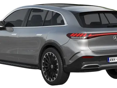 Mercedes-Benz EQS SUV 2023 3D model
