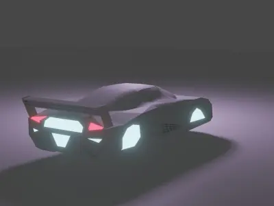 Agera R cyberpnk 3D model