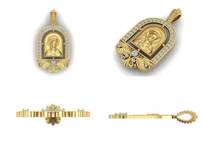 Pendant od 32 religion 3D print model