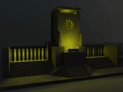 Miniature 3D Printing Structure Type-10 3D model