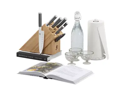 Kitchen Accessories set 01 3D model