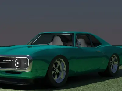 1967 Firebird 3D model