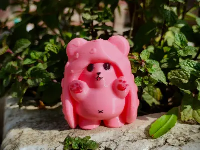 Valentines Special - Polar bear cub 3D print model