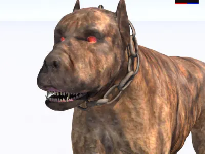 Vicious Dog 3D model