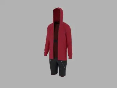 Sport Suit Low-poly 3D model 36