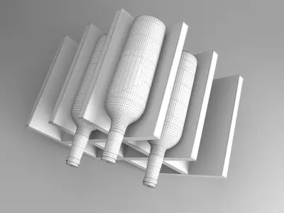 Wine Set 02 3D model