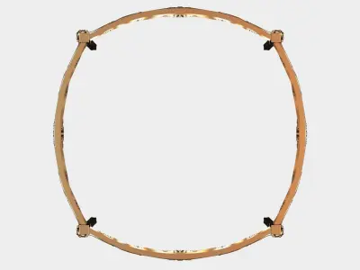 Carved tea table for cnc 19 3D model