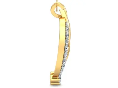Solitaire Women Pendant 3dm STL OBJ FBX Renders Details 3D print model 60