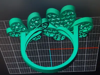 Jewelry  Ring Free 3D print model
