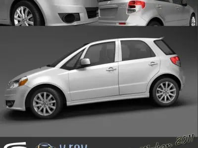 Suzuki SX4 5 hatchback US 3D model