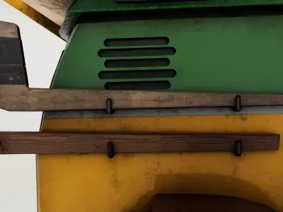 Turtle Van Stylized Cartoon Vehicle 3D Model Low-poly 3D model