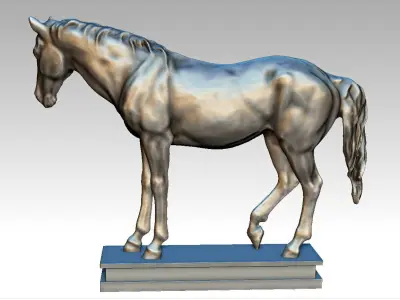 horse studio 3D model