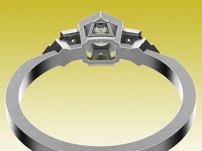 Ring Ancient Style 3D print model