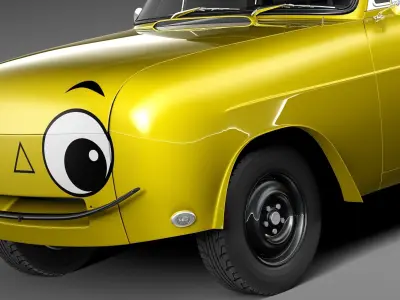 mr beep  sample model Free 3D model