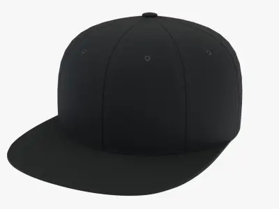 Baseball Cap Low-poly 3D model