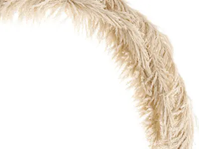 Wedding arch made of dry reeds for decor 1063 3D model