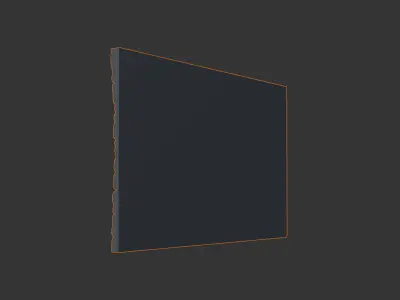 Rustic Schist Wall Modular Asset 3D model