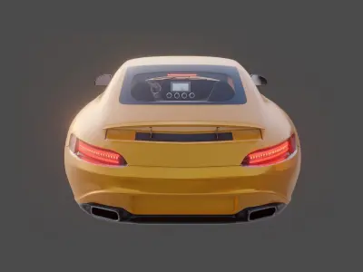 Star GT Racing Car 3D model