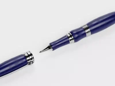 Luxury Ballpoint Pen V4 Low-poly 3D model