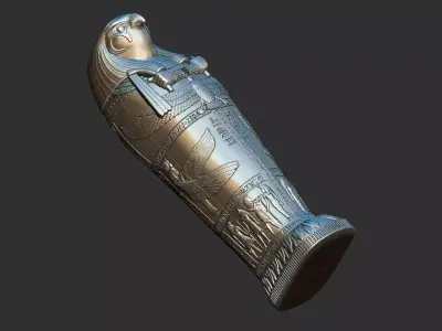 Egyptian Horus Sarcophagus statue 3d printable model 3D print model