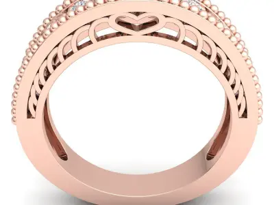luxury Fancy Ring48 3D print model