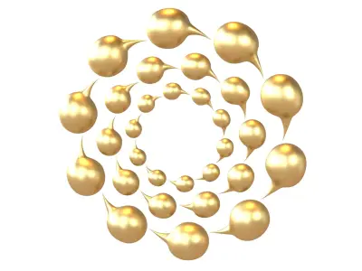 Design Element v9 002 Low-poly 3D model