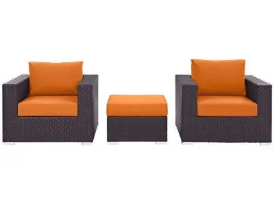 Person Seating Group with Sunbrella Cushions 3D model