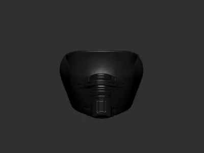 helmet high poly sculpt 3d printable ver 7 3D model 3D model