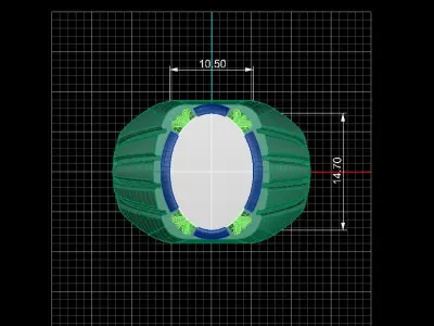 NEO MAN RING MODEL8 3D print model
