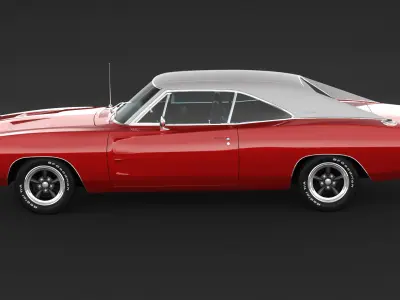 1968 Dodge Charger RT 3D model