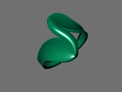 Plain Ring Women Ready STL 3DM Models Womens Rings 3D models 3D print model 5