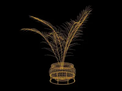 Decor Pot Low Poly Game Ready Low-poly 3D model