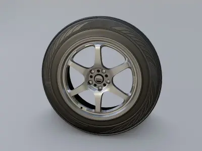 Wheel - 5Zigen GN 3D model