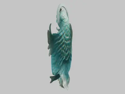 Fantasy Statue DEcoaration 3D Model Low-poly 3D model