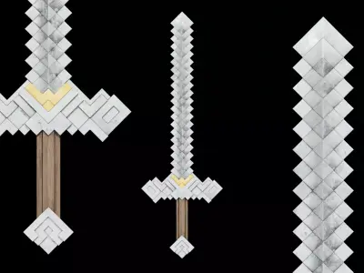 Sword from Minecraft Universe 3D print model