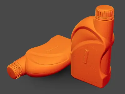 Antifreeze Bottle 3D model
