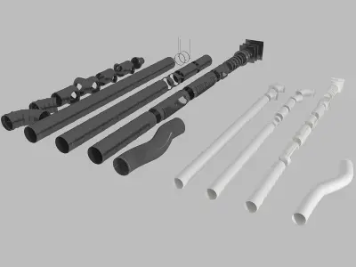 Ventilation systems 3D model