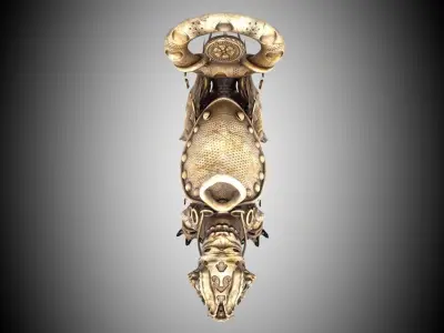 Reptile warrior 3D model