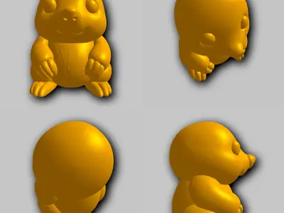 Mole - Kawaii Animals Collection 3D print model
