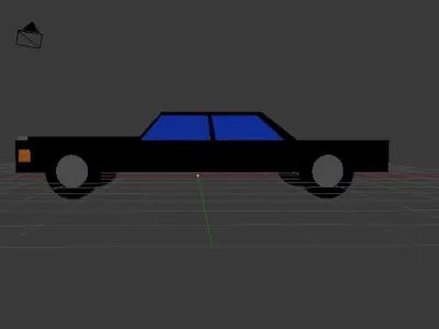 1976 Cadillac Coupe De Ville  3D model