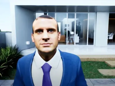 President Macron France Unreal Engine 3d modelunity --coolgames 3D model