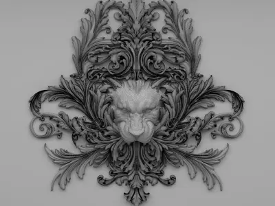 Lion Decor 3D model