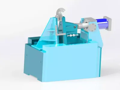 Helix screw bending machine 3D print model