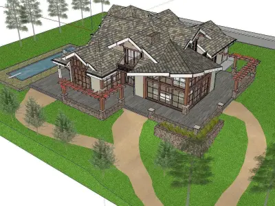 Regal-Luxury-Villa Area-043 3D model