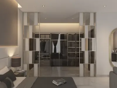 Luxury Master Bedroom 3D model