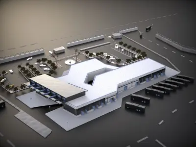 Luxury  Terminal 3D model