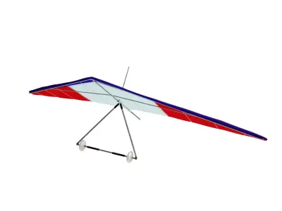 Glider Low-poly 3D model
