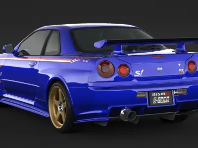Nissan Skyline GT-R R34 S-Tune 3D model