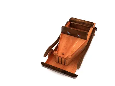 WOODEN CAR 3D model buy